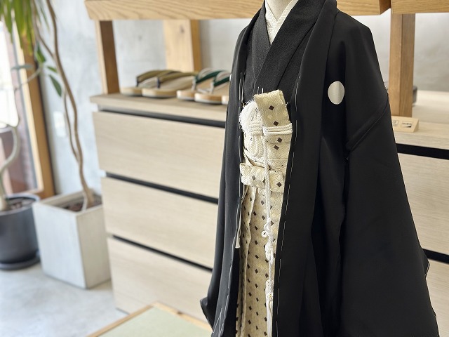 七五三 正絹 男の子四つ身羽織 3歳 5歳用 羽織 男児 キッズ 福岡市南