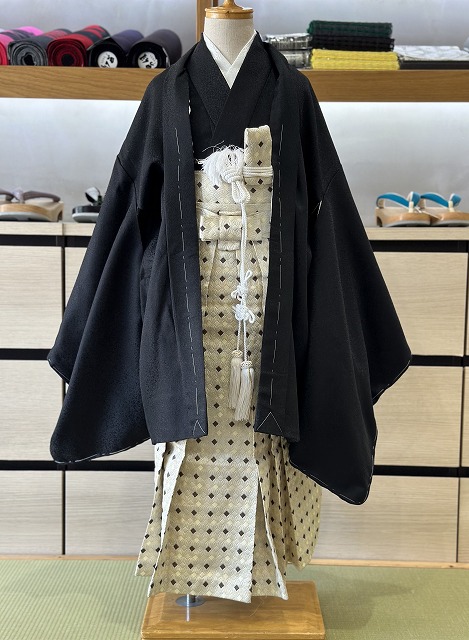 七五三 男の子四つ身着物アンサンブル 男の子 着物・長襦袢・羽織