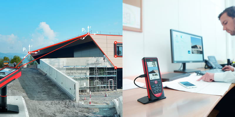 Leica DISTO™ ライカ ディスト S910 2点間測定・3次元情報取得｜株式