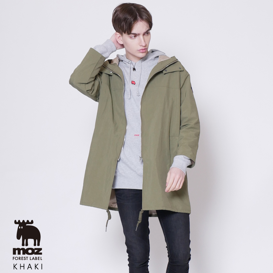 moz FOREST LABEL オーバーサイズマウンテンパーカー