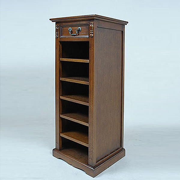 英国アンティークリプロダクト オーク スリッパラック オープンラック