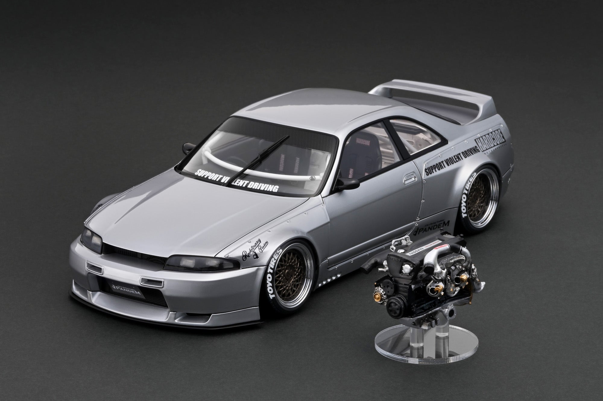 Ignition Model 1:18 Nissan Skyline GT-R (BNCR33) PANDEM in Silver