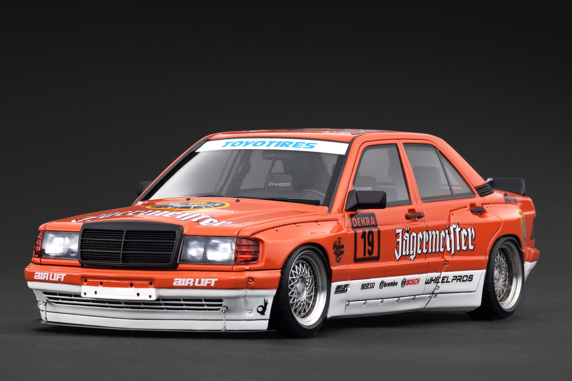 PREORDER* Ignition Model 1:18 Mercedes-Benz 190 PANDEM in Orange