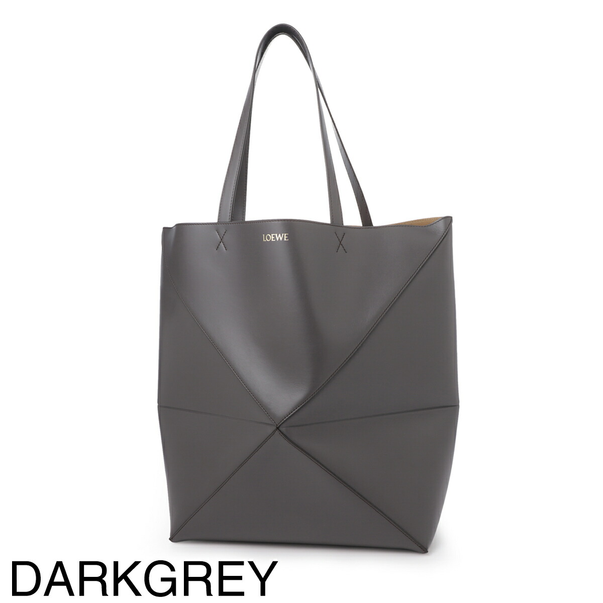 LOEWE ロエベ トートバッグ/LARGE PUZZLE FOLD TOTE メンズ(BLACK