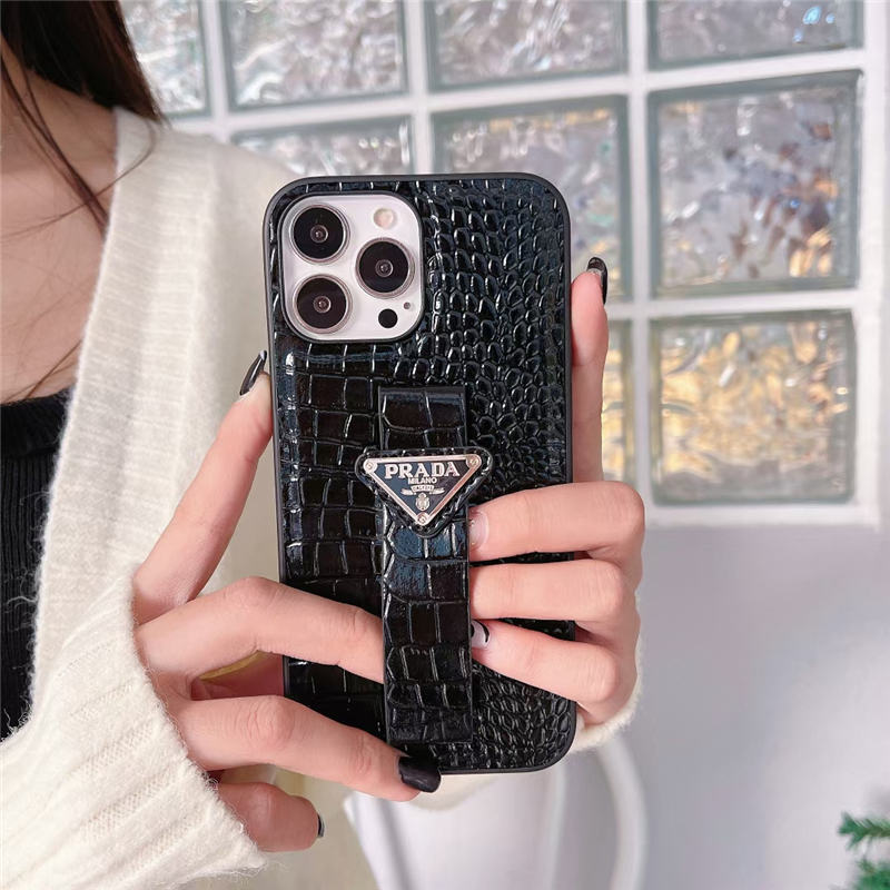 PRADA iPhone14Pro用ケース ブラック キルティング PRADA iPhone14Pro