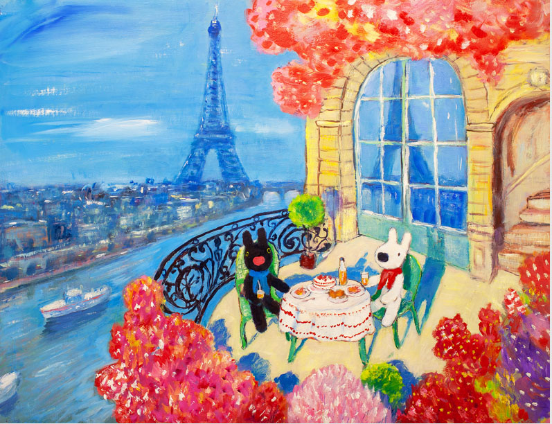 描きおろし原画も販売！「日本語版出版25周年記念 リサとガスパール