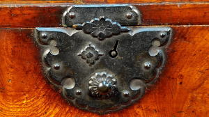 時代箪笥165山形庄内地方金具帳場知工箪笥 木庵田中