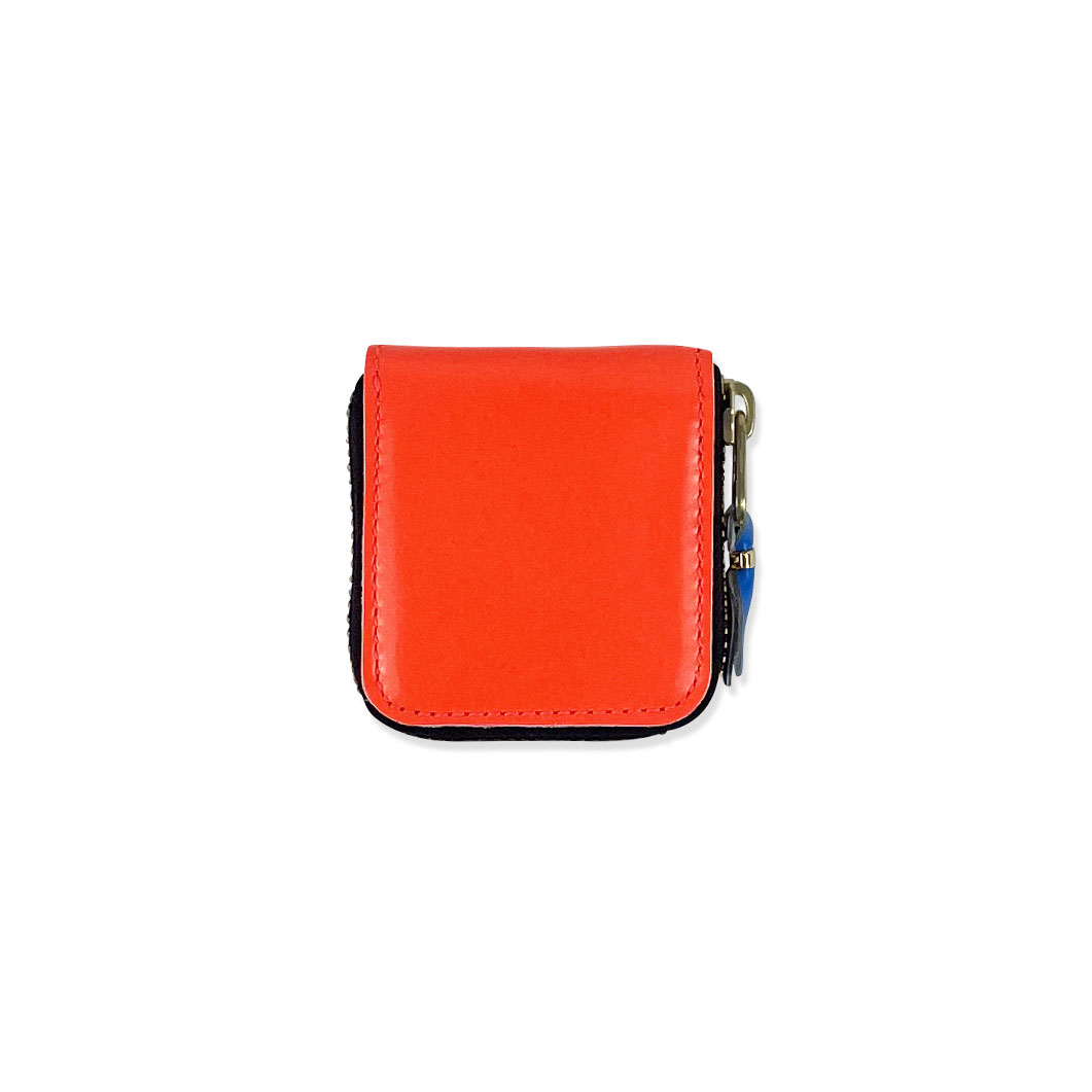 COMME des GARCONS コインケース Super Fluo グリーン／オレンジ