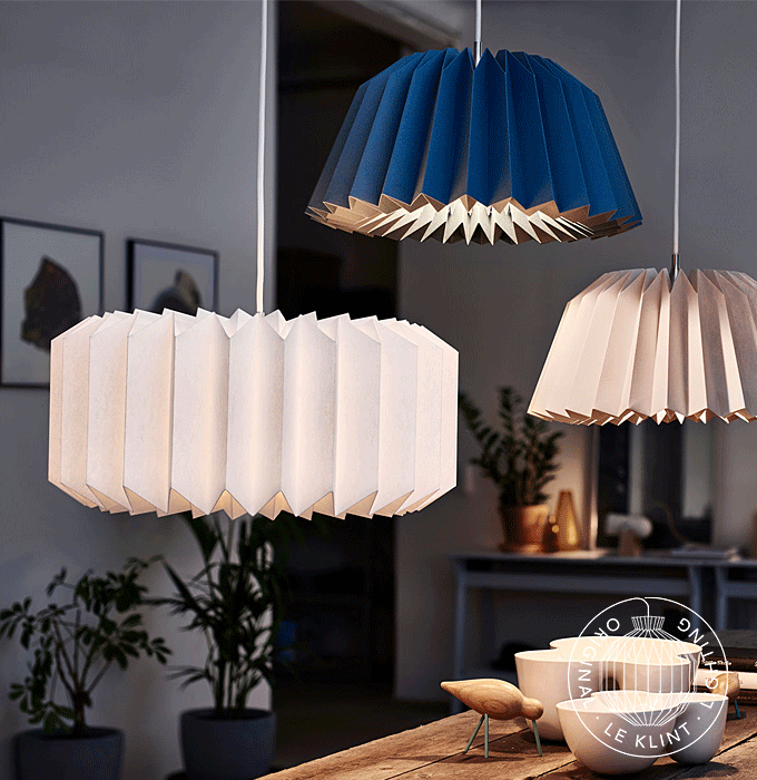 北欧デザイン照明器具レ・クリント（LE KLINT） プリーツ ペンダント