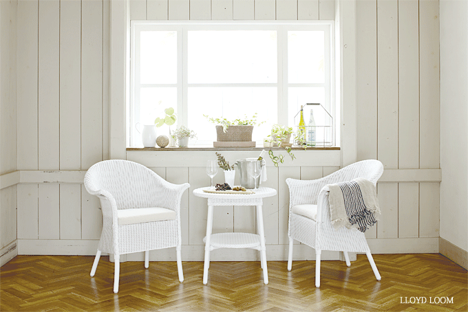 LLOYD LOOM ロイドルーム 英国 枝編み細工 紙とワイヤー 伝統家具