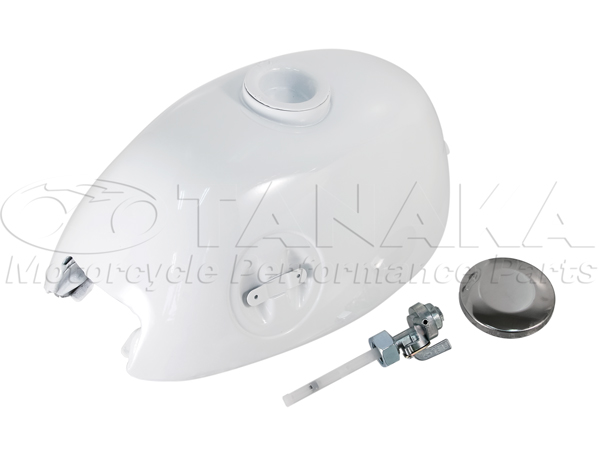 1896wモンキーZ50M用 フューエルタンク ホワイト｜ モンキーパーツは