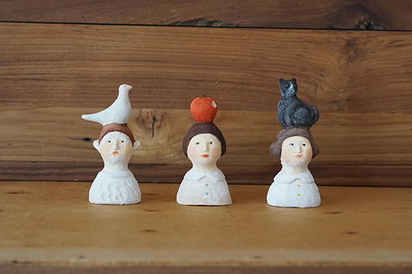 にしおゆき 陶製人形 黒猫のトルソ｜和食器の通販 monsen