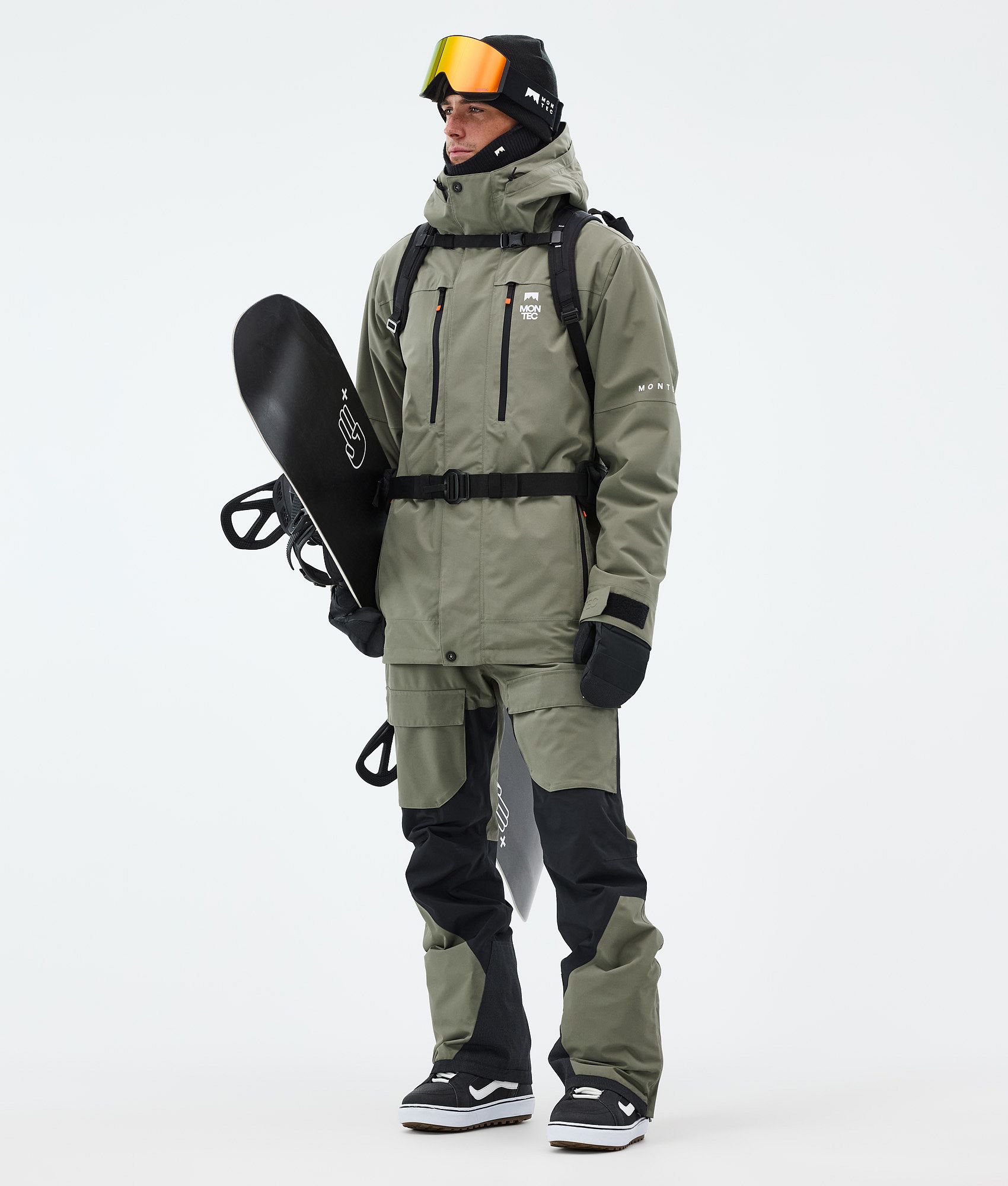 Montec Fawk Snowboard Jacket Men Greenish | Montecwear.com