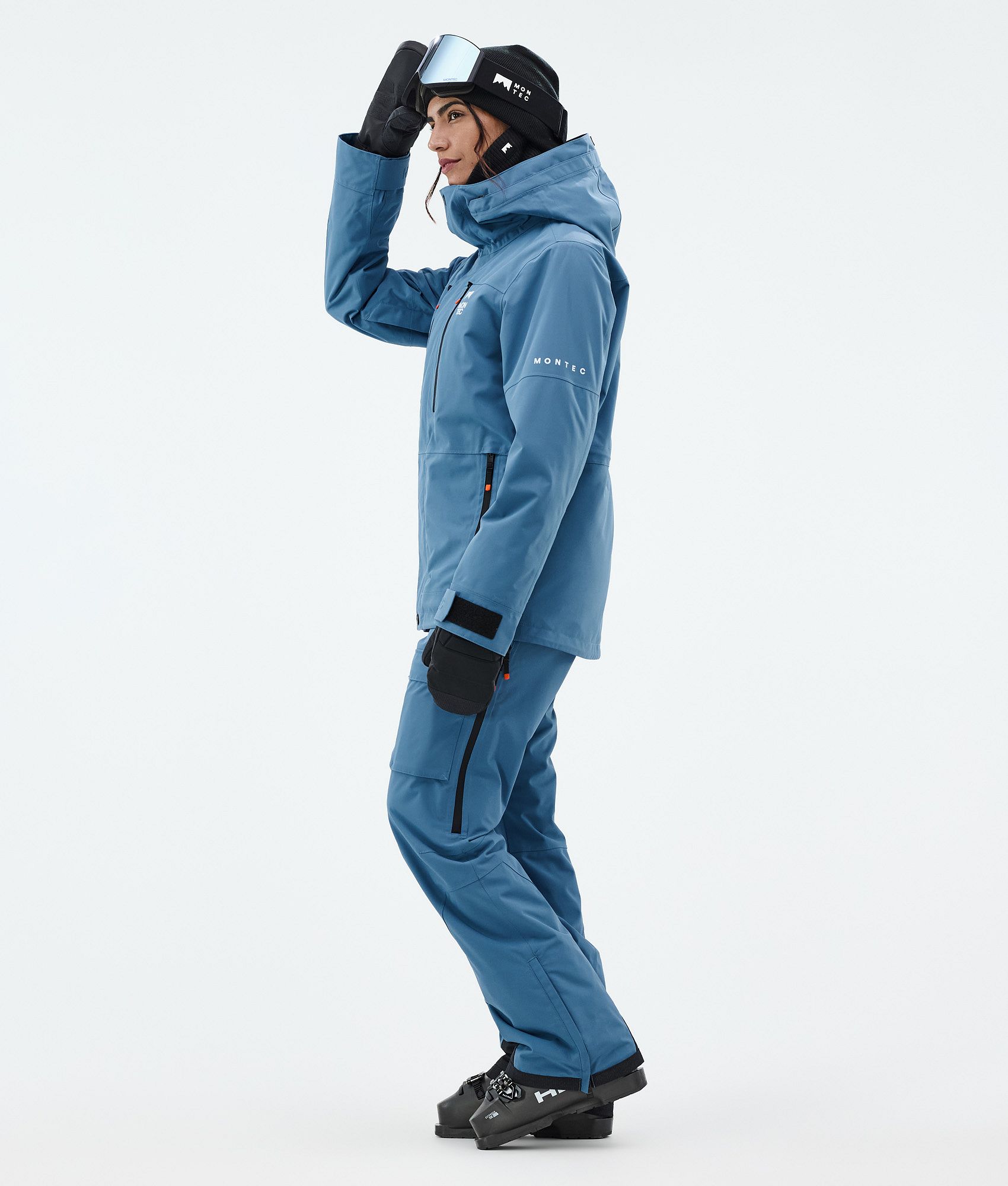 Montec Fawk W スキージャケット レディース Blue Steel - ブルー