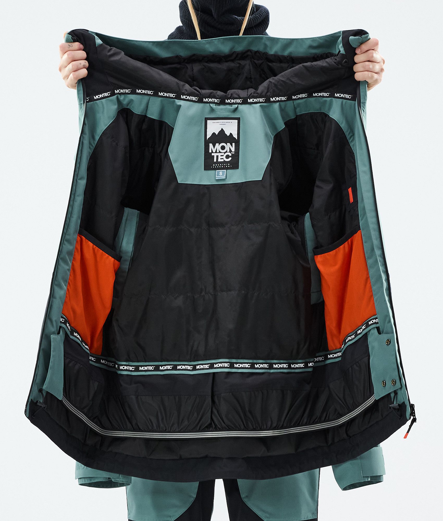 Montec Moss W Snowboard Jacket Women Atlantic/Black | Montecwear.com