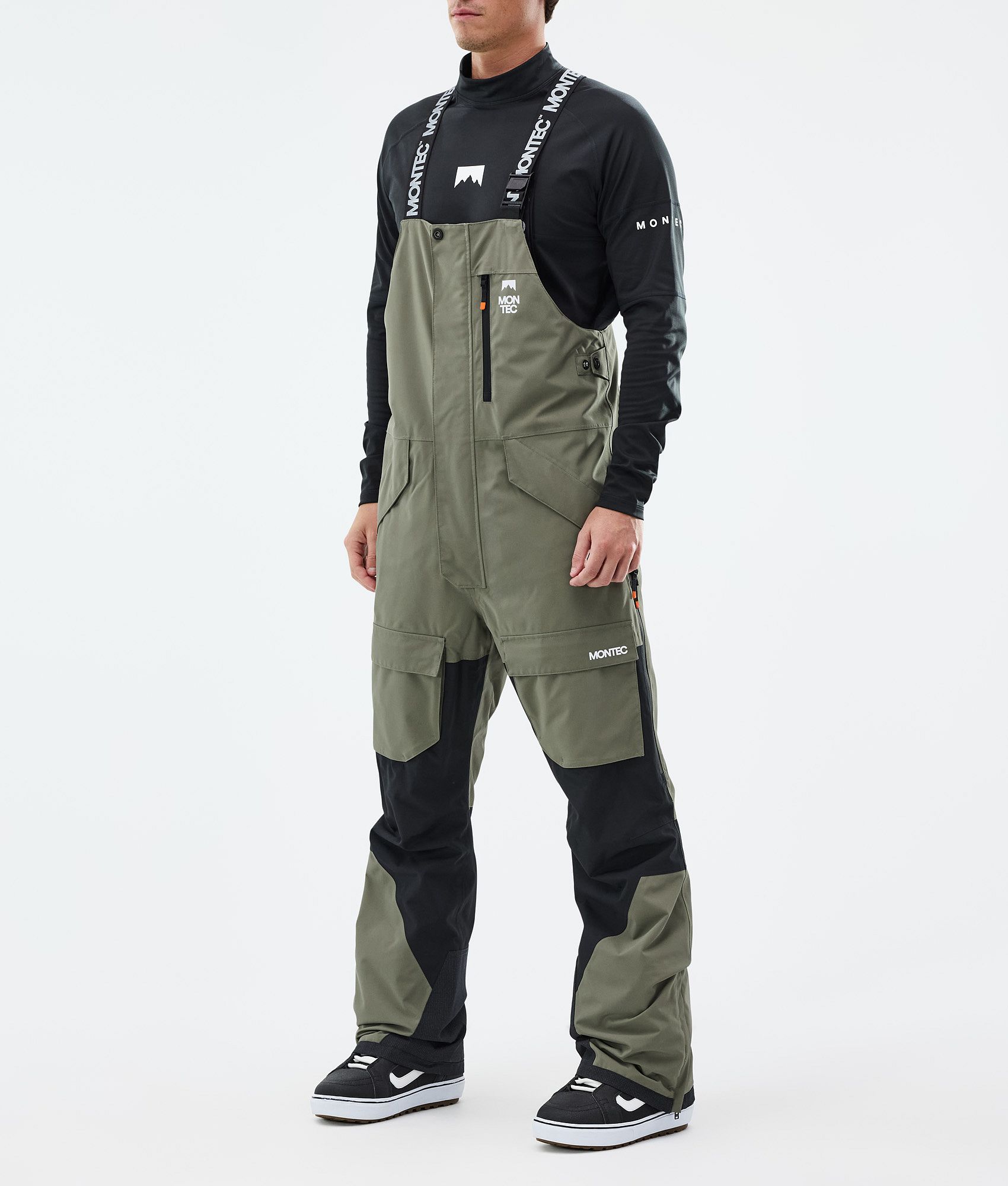 Montec Arch Snowboard Pants Men Metal Blue/Black | Montecwear.com