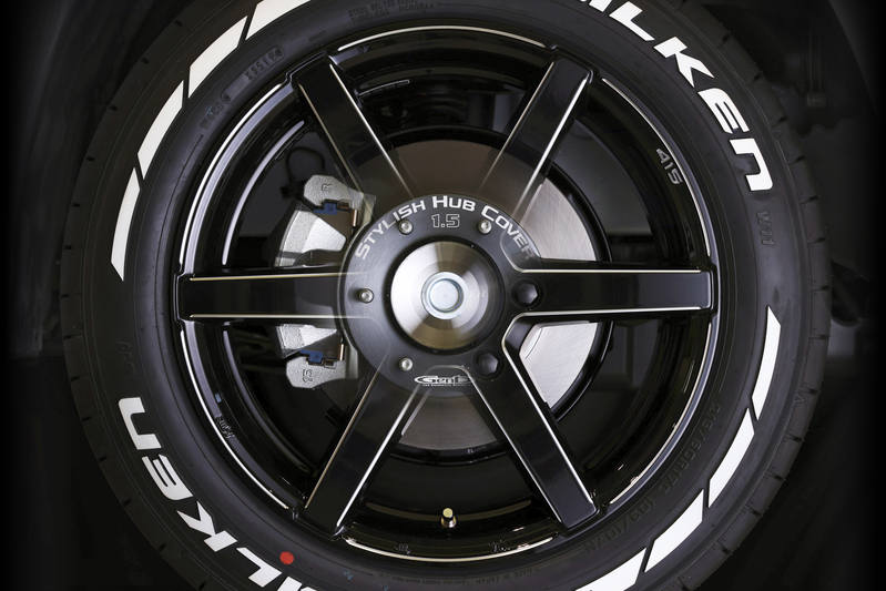 スタイリッシュハブカバー WCH01GH - Genb（玄武）ハイエース用