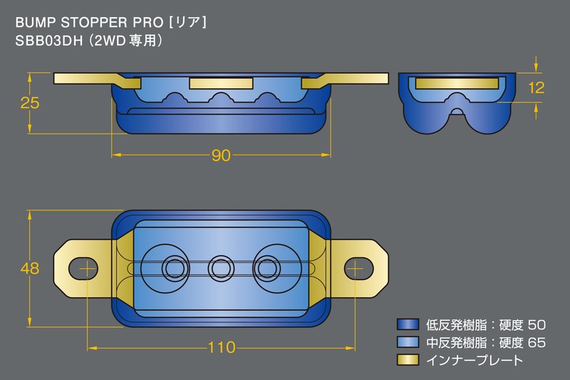 リア用“バンプストッパー”に、ハードダウンユーザー待望のローハイト