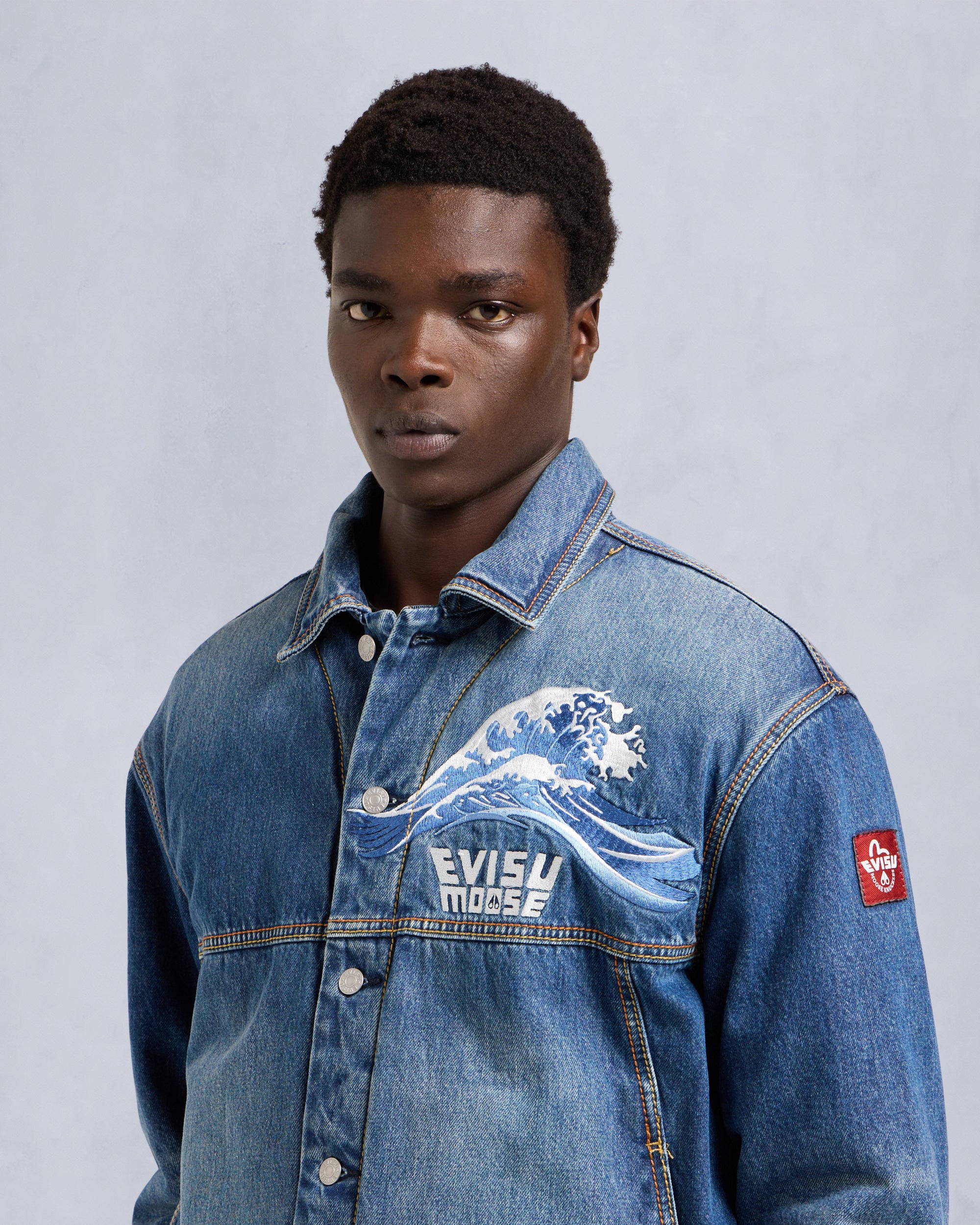 Evisu X Moose Denim Jacket | Men | Moose Knuckles