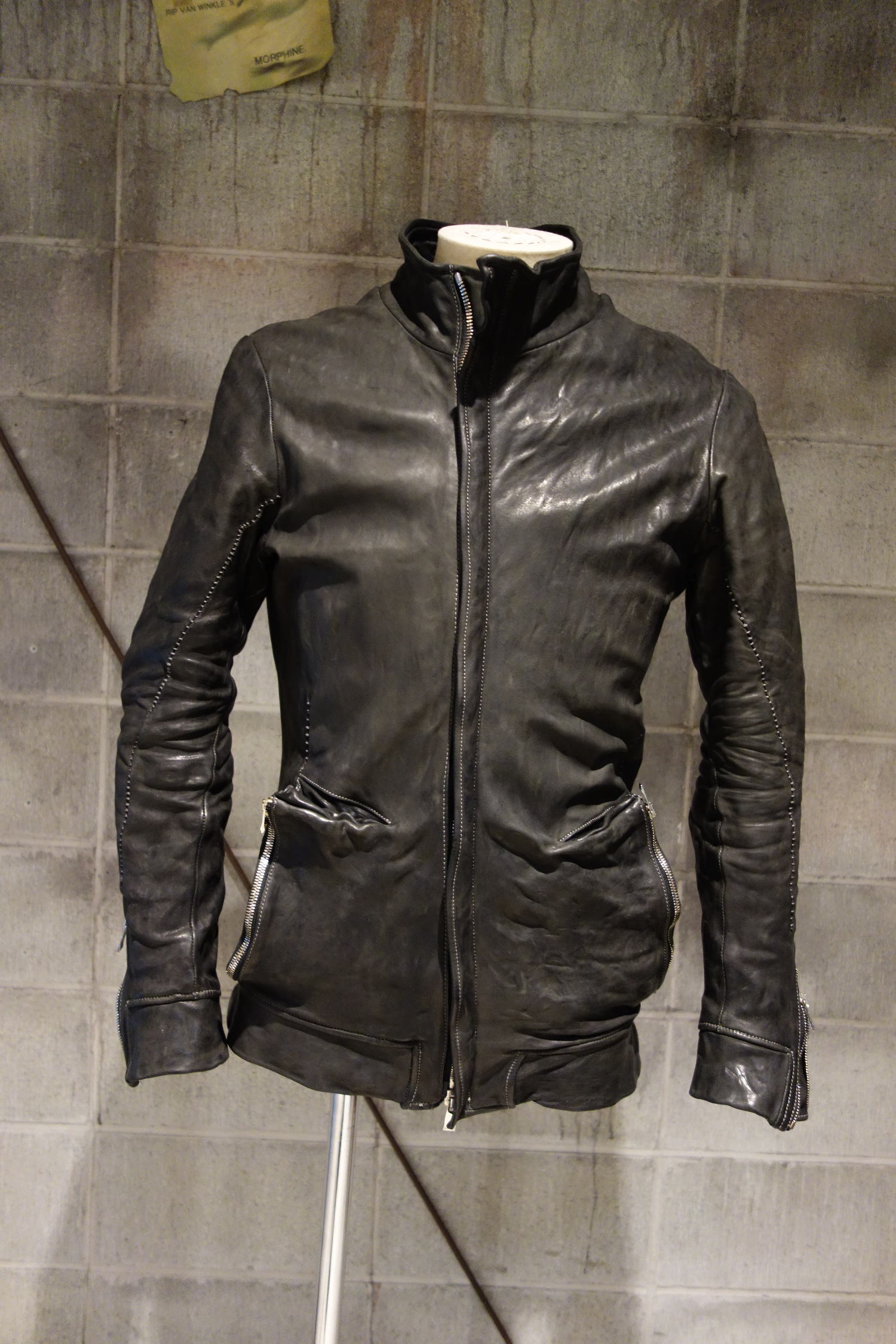 incarnation、インカネーション、11511-41117、HORSE LEATHER BIAS ZIP