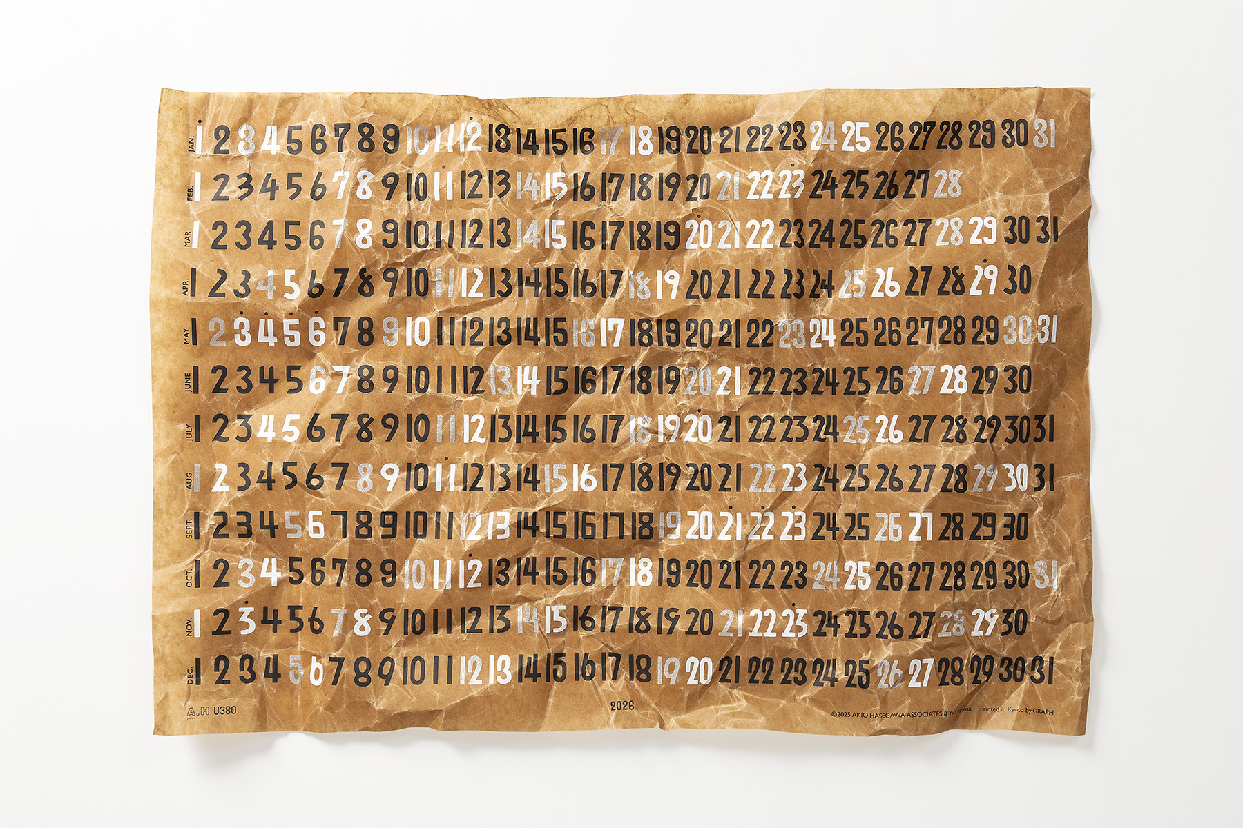 AKIO HASEGAWA + YU MIYAMA CALENDAR 2026 | GRAPH Co. Ltd. | グラフ