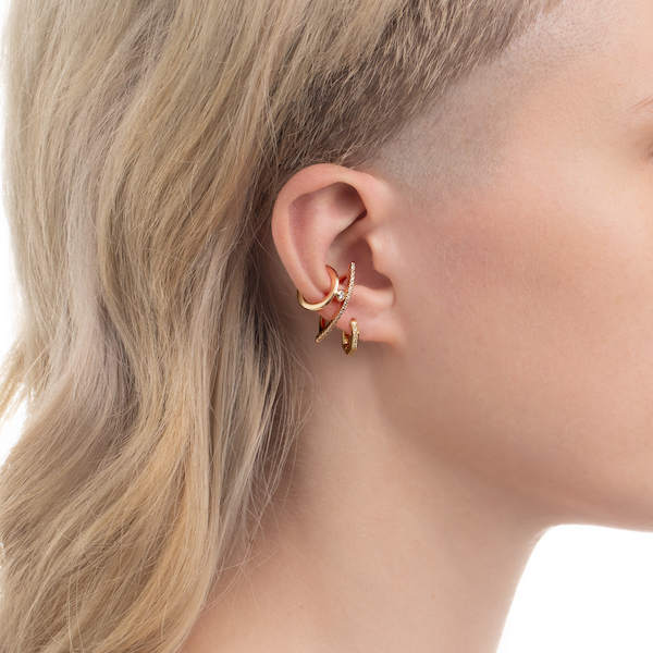 Mini SPEAR Earring, Amber