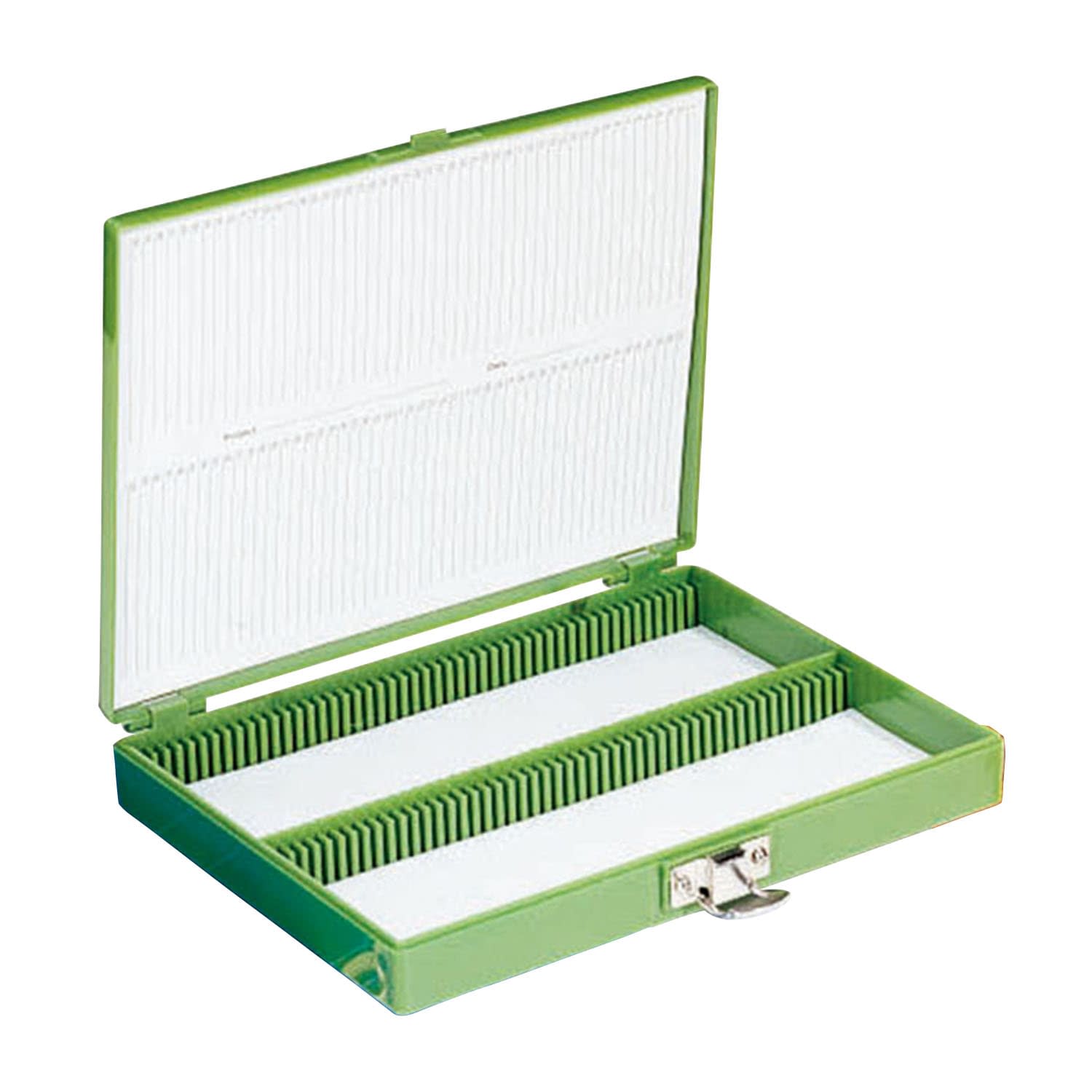 カラースライドボックス 25枚用 標本箱 23-6849-0001 青 サーモ