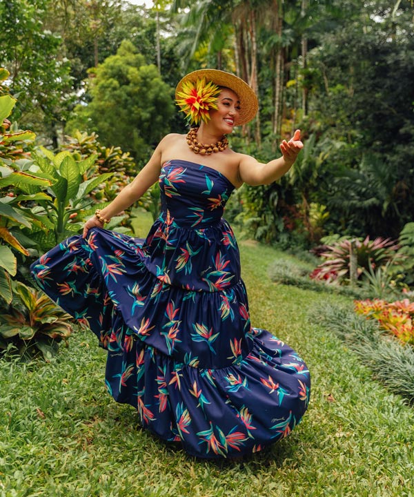 マウナロア【Maunaloa】|フラダンス衣装の専門店|ベアトップドレス