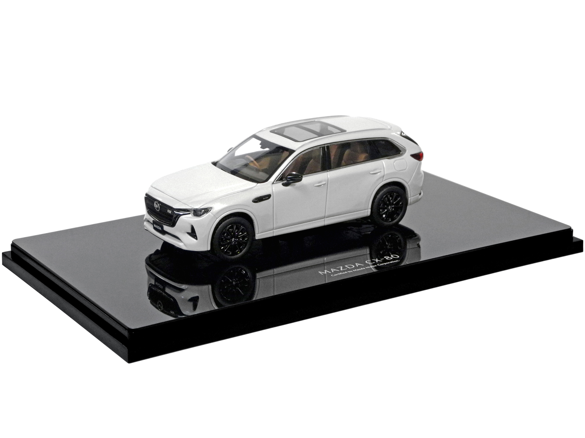 ミニカー1/43 マツダ CX-3 ディーラー ふモデルカー カラーサンプル 白