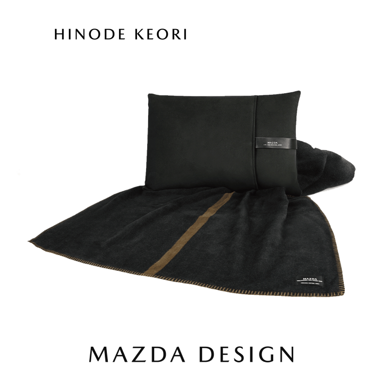 MAZDA JOURNEY クッションブランケット（ブラック）