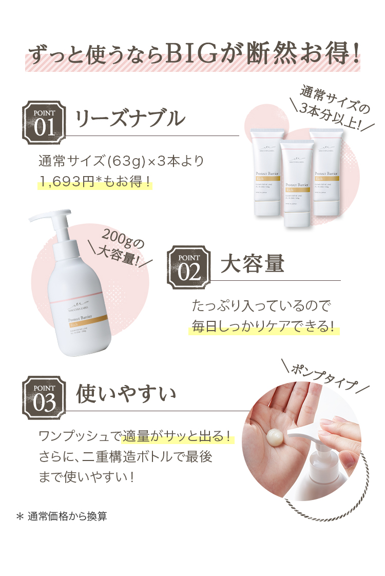 公式]オールインワン（しっとり） プロテクトバリアリッチc（200g
