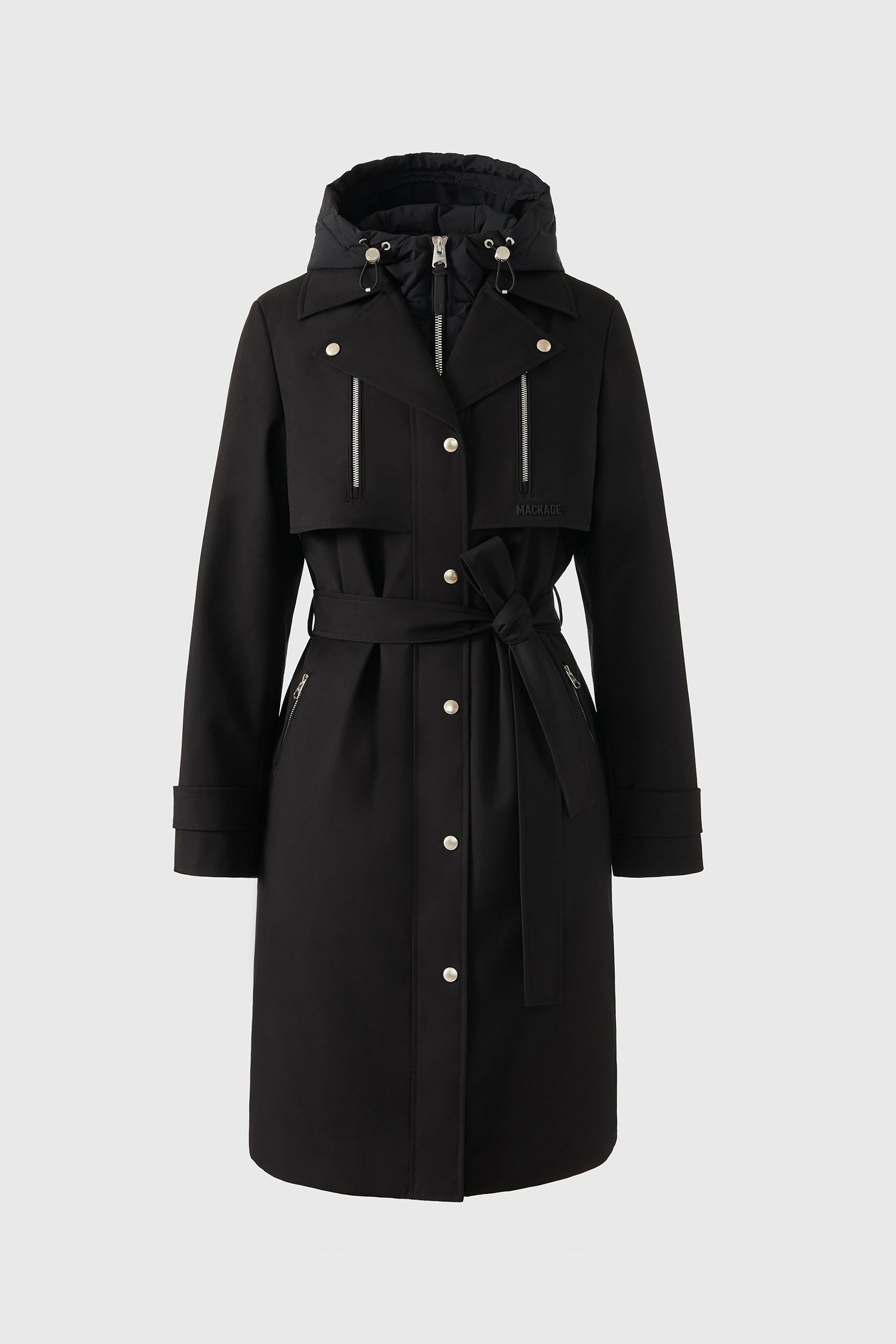 SIOBHAN Technical Down Trench Coat for Women | Mackage US