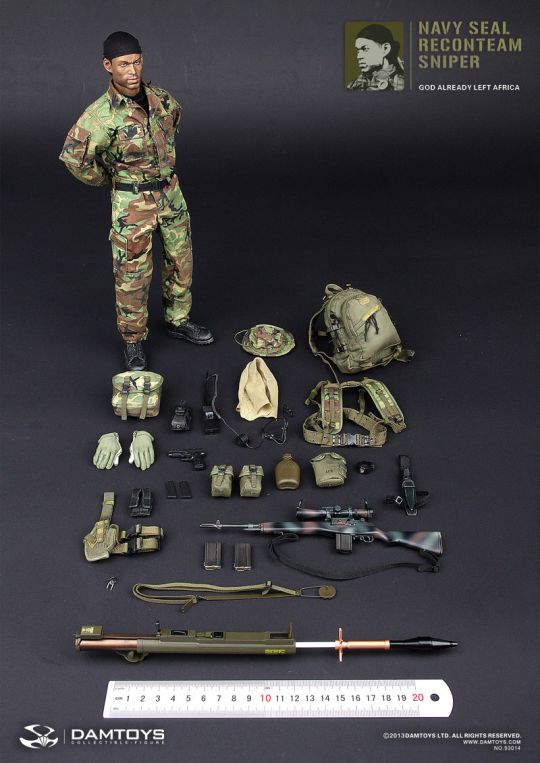 Navy Seal Reconteam Sniper Dam Toys - Machinegun