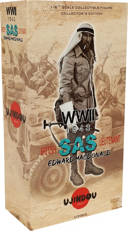 WWII British SAS Lieutenant - Edward Macdonald 1942 Ujindou