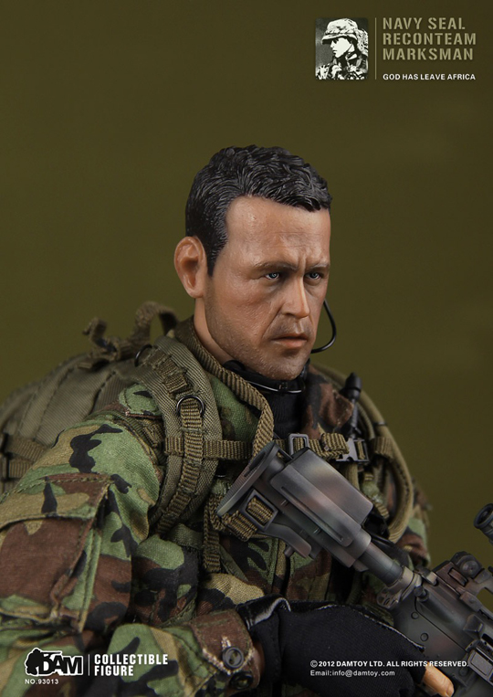 NAVY SEAL RECONTEAM - MARKSMAN Dam Toys - Machinegun