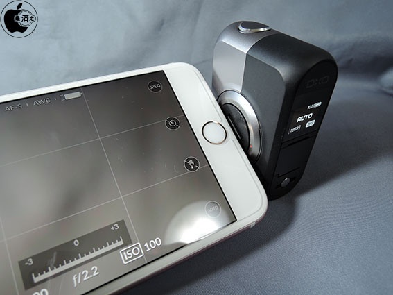 DxO Labsの1型センサー搭載有効約2020万画素のLightning接続カメラ