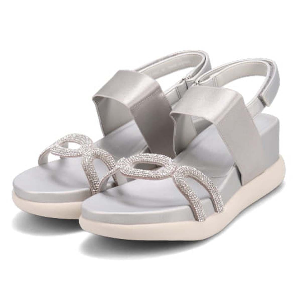 HIROKO KOSHINO FEMME 屈曲性のある 6cmウェッッジソールデザイン