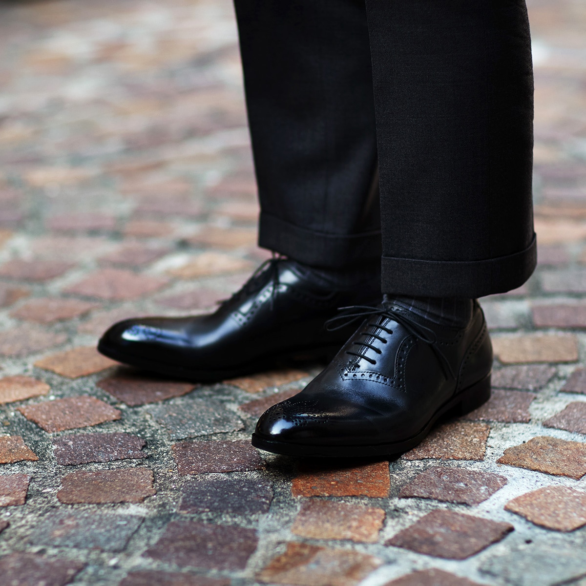 軽量】マドラス madras プレーントウ・メダリオンビジネスシューズ