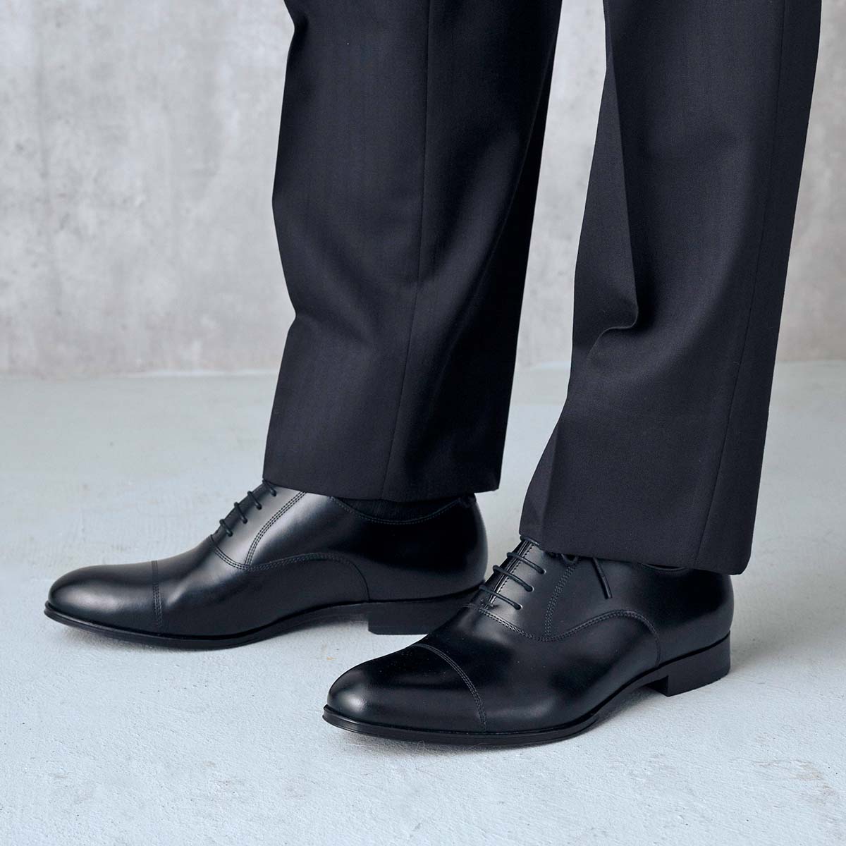 ヒ*す様 マドラスmadras革靴レザードレスシューズFANCY黒25.5EE新