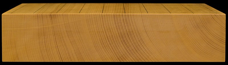 本榧卓上将棋盤 2寸4分（一枚板・天柾） sb20744 | 前川榧碁盤店