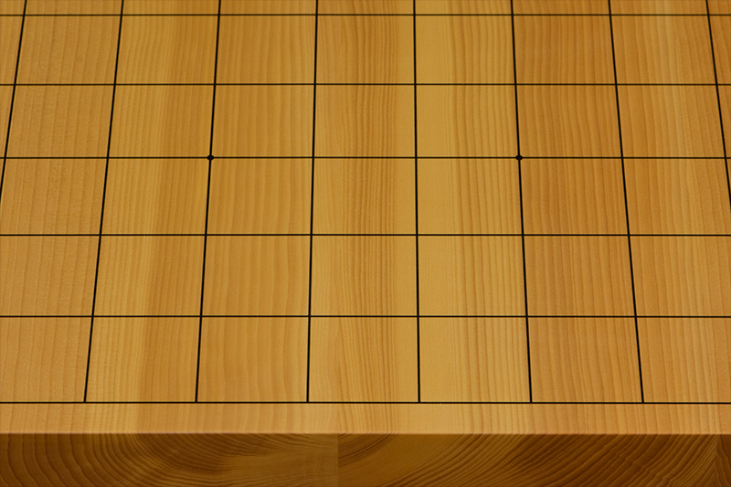 おまかせ】本榧卓上将棋盤 1.5寸（ハギ盤・特上） | 前川榧碁盤店