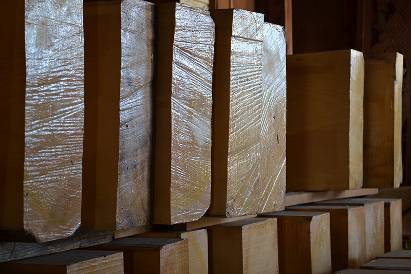 本榧1.5寸卓上碁盤セット（ハギ盤・特上） | 前川榧碁盤店