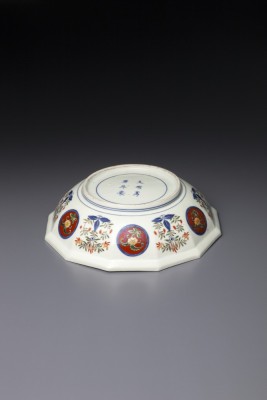 古伊万里金襴手鳳凰文十二角平鉢 一対 | 商品詳細 東洋古陶磁の前坂晴天堂