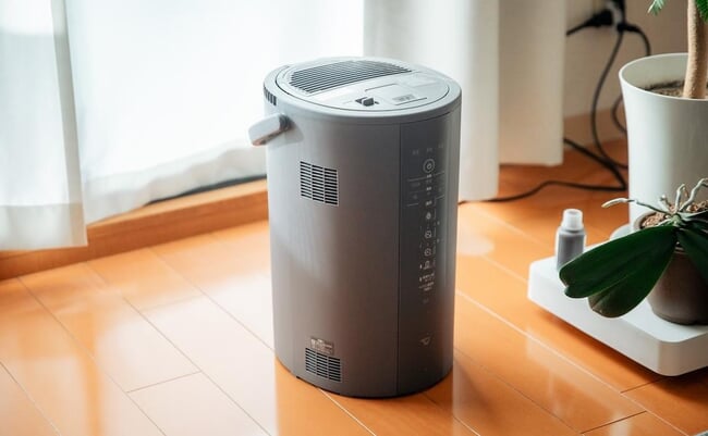 ずっと気になっていた象印の「スチーム加湿器」をついにお迎え。結露で