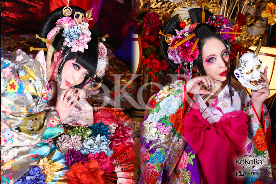 花は青く凛々しいが、かをりは甘い～花魁・瑠璃蝶々～ | 京都祇園の