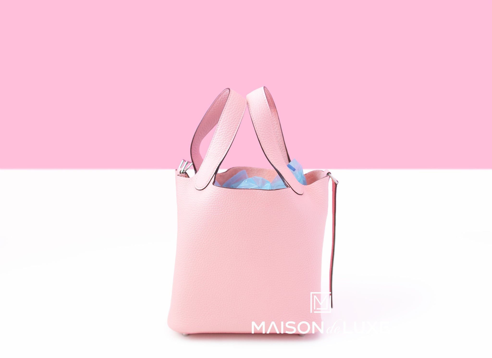 Hermes Rose Sakura Pink Picotin Lock 18 PM Hardware Bag – MAISON
