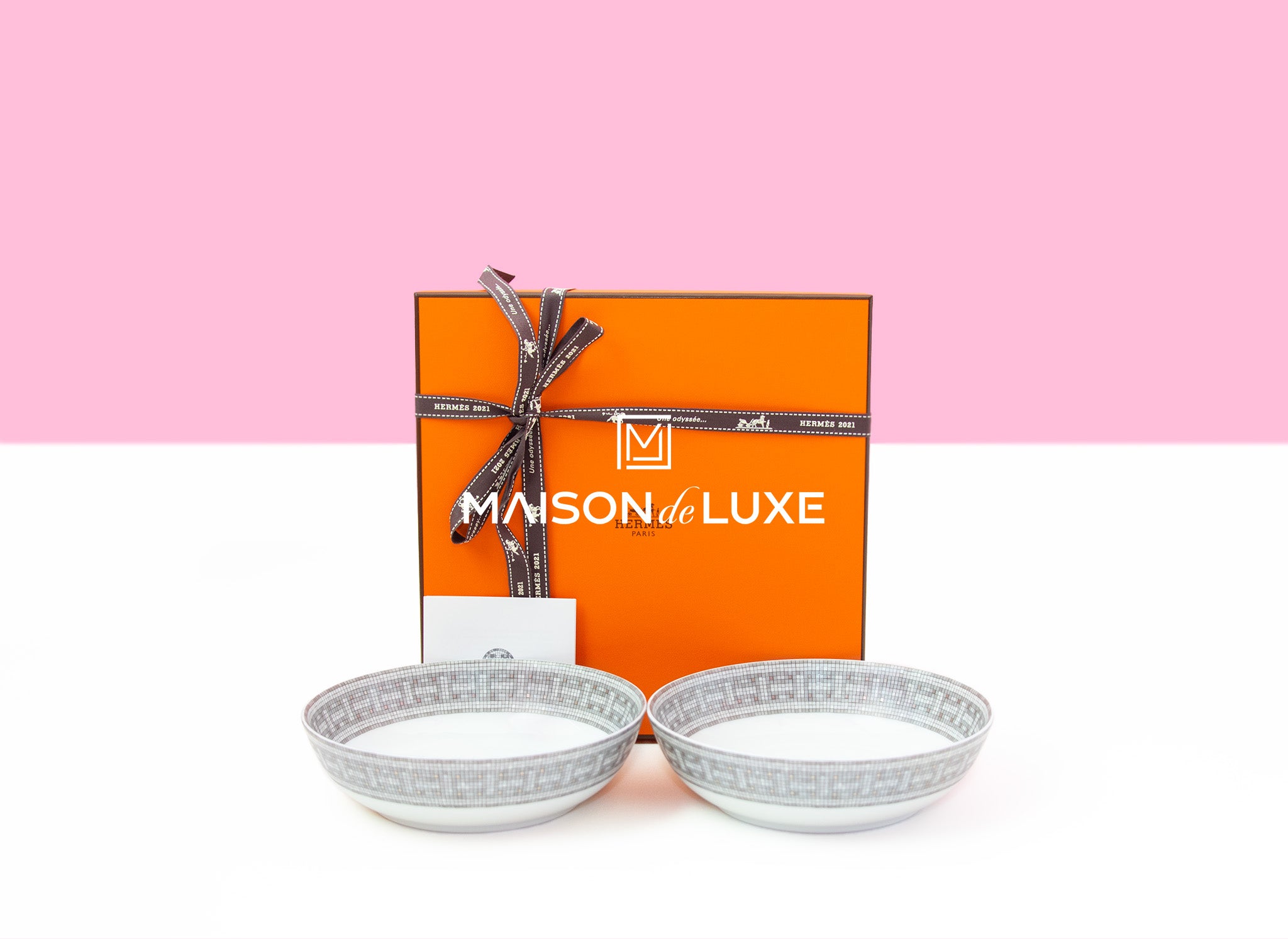 Hermes Classic Mosaique au 24 Platinum Cereal Bowl – MAISON de LUXE