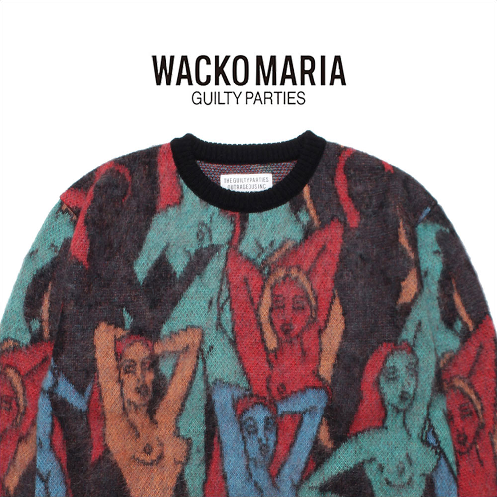 WACKO MARIA / 新作アイテム入荷 “YULA 百女図 MOHAIR KNIT JACQUARD