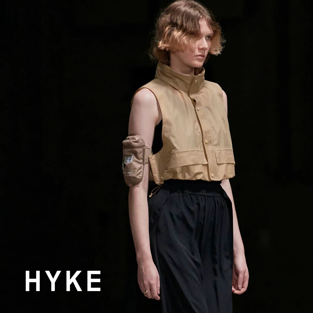 HYKE / 新作アイテム入荷 “NYLON MOUNTAIN CROPPED VEST”andmore