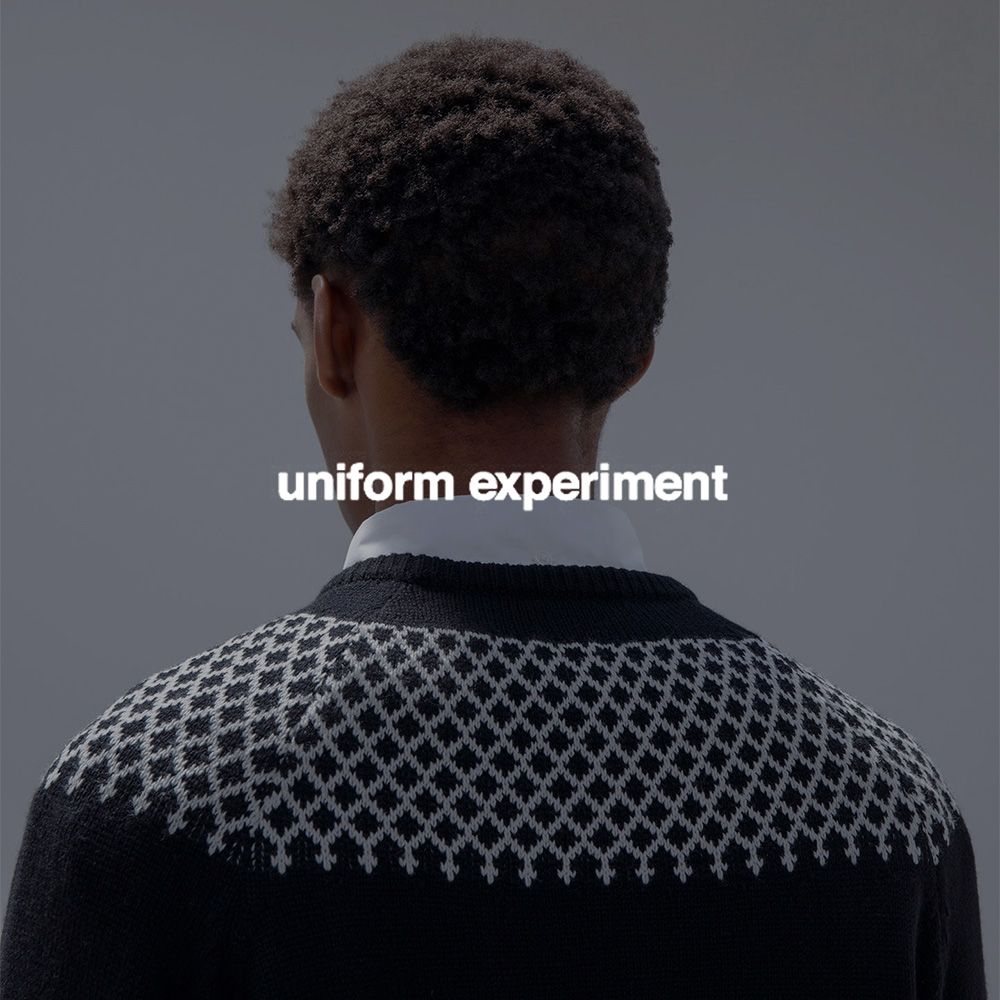 uniform experiment / 新作アイテム入荷 “RBG CREWNECK KNIT